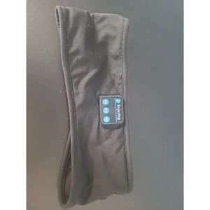 Missing Charger-Enjoying Bluetooth Headband Headphones. Black One Size
